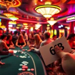 Feel the thrill of winning at the casino 66B with players enjoying poker and roulette.