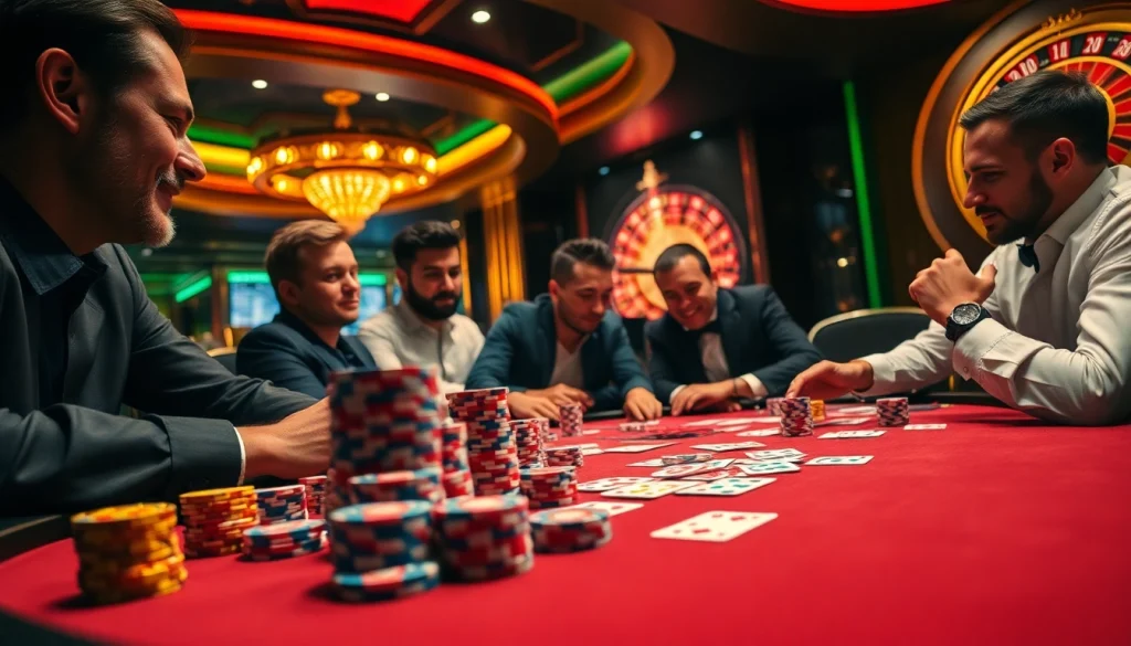 Experience the thrill of the 88aa club at a vibrant poker table.