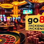 Experience the thrill of gambling at our "Go8 Jackpot Weekend" poker tables featuring intense gameplay and luxe casino vibes.