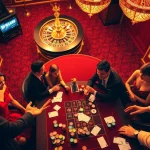 Experience the excitement of online gaming at Jun88 com with vibrant baccarat action and colorful betting chips.